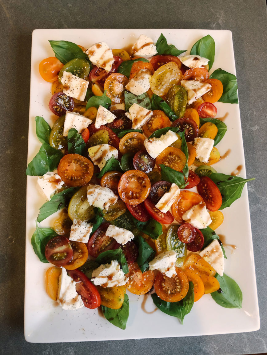 Fresh Heirloom Tomato Caprese Salad