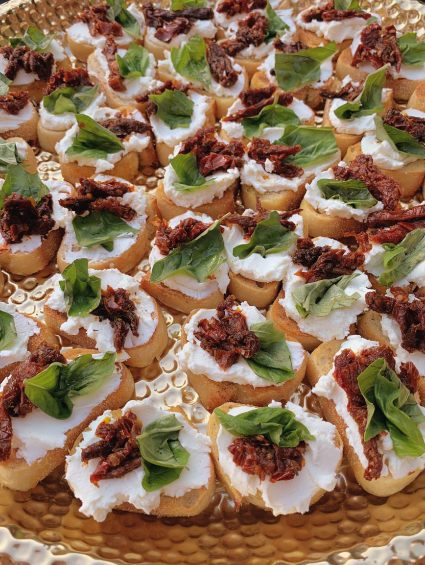 Sun-dried Tomato Crostinis